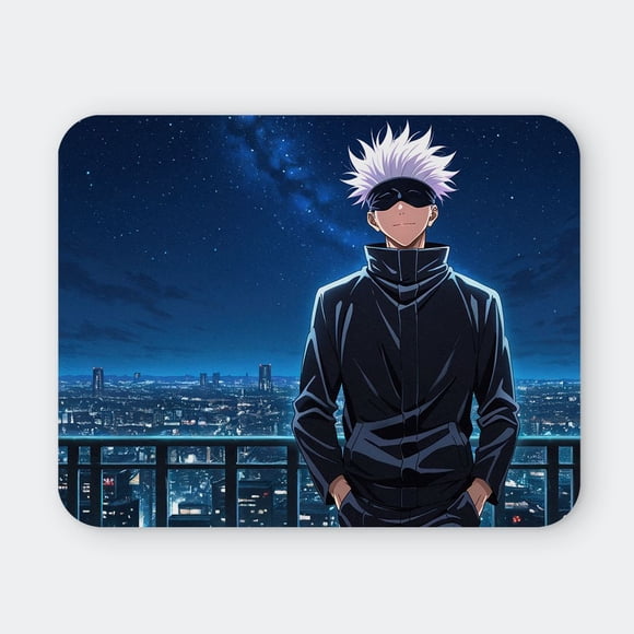 Mousepad 20x24 Cm - Diseño Satoru Gojo Skyline Infinity View
