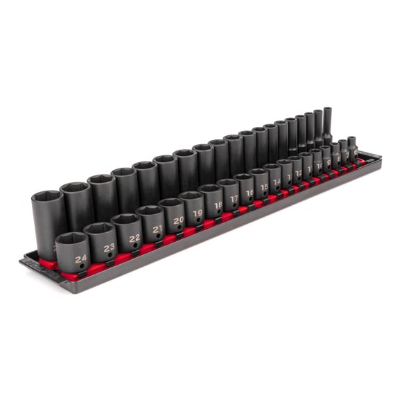 Juego de cubos de impacto TEKTON de 38 piezas 3/8 pulg.