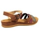 thumbnail image 4 of Sandalias Baja Mujer con Hebilla para Verano 12363 Chocolate, 4 of 5