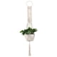 thumbnail image 1 of Colgador de macramé para plantas, 110 cm, 4 patas, algodón color crema, 1 of 8