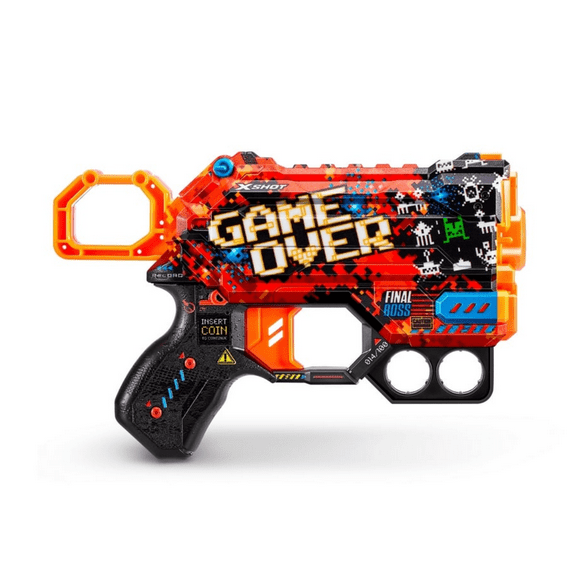 Lanzador de dardos X SHOT Menace Skins Game Over 8 dardos