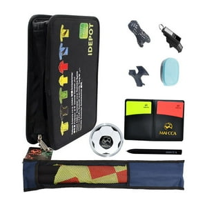 Genérico - Bolsa De Accesorios Para Árbitro De Fútbol, Bandera De Mano, Bolsa De Transporte Para Tarjetas Amarillas Y Rojas De Fútbol