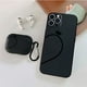 thumbnail image 2 of 1pc Case For Airpods Pro & 1pc Case Black Heart Graphic Phone Case For IPhone 11 14 13 12 Pro Max XR XS 7 8 6 Plus Mini , AirPods Pro (2nd Generation) Earphone Case Luxury Silicone Cover Soft Headp, 2 of 2