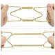 thumbnail image 5 of Uxcell 10Pcs Colgador de Platos, 4 pulgadas Colgadores de Platos Invisibles de Pared de Latón, Oro, 5 of 6