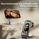 thumbnail image 3 of Cargador Inalámbrico Para iPhone Samsung Galaxy Qi Fast Charging Pad Para Apple Watch AirPods Pro 2 3-Plata, 3 of 6