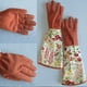 thumbnail image 4 of Guantes de jardinería para mujer, resistentes a las espinas y a las perforaciones, con protección extra larga para el antebrazo., 4 of 8