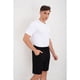 thumbnail image 3 of Short Hombre Bermuda Calce Holgado Tipo Lino Pantalon Corto 7144, 3 of 3