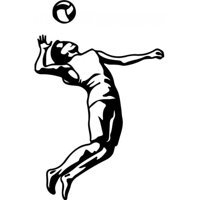 Rienda Libre Graphics - Decomural Volleyball Player Beach Volleyball Ws-32954