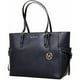 thumbnail image 2 of Cartera Michael Kors Gilly Large Jet Set Drawstring Top Zip Tote Black Saffiano Cuero, 2 of 3