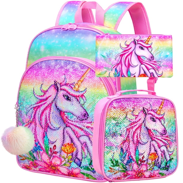3PCS Dinosaur Backpack for Boys, 16”Kids Bookbag with Lunch Box, School Bag for Elementary Toddler