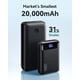 thumbnail image 2 of Power Bank 20000Mah Cargador Portátil Carga Rápida 22 5W, 2 of 7
