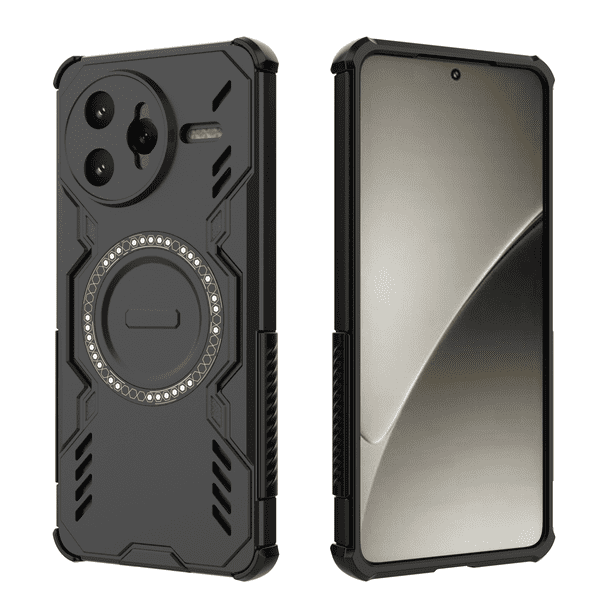 Funda FOXDOCK para Xiaomi Poco F7 Ultra , magnética, resistente a golpes, con soporte, unisex, carga inalámbrica