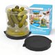 thumbnail image 1 of Tarro SOPHICO a prueba de fugas con forma de reloj de arena para pepinillos y aceitunas, 1 of 6