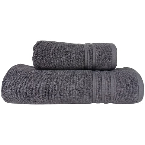 Mallorca - Juego De Toallas De Baño Grecco Grafito