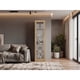 thumbnail image 1 of Mueble Vitrina 1 Puerta Vidrio Home 180,6x45x31,3 Cm Macadamia y Blanco, 1 of 4