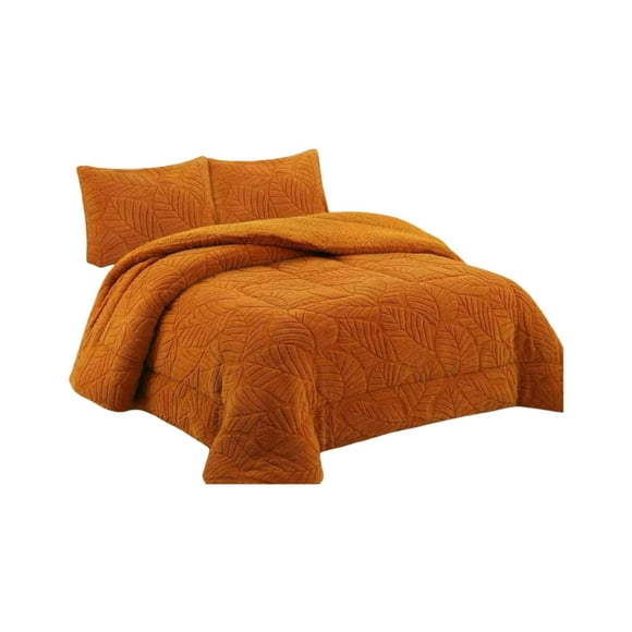 Cubrecama De Invierno 2025 Con Chiporro King Naranja