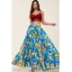 thumbnail image 1 of Falda Larga Estampada con Bolsillos, 1 of 5