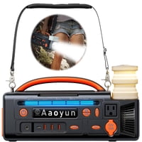 Central Eléctrica Portátil Aaoyun 296Wh 300W Generador Solar