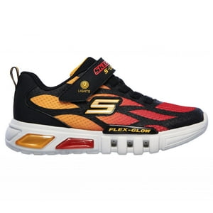 Zapatillas Urbanas Skechers Flex Glow Dezlom Bebes | 400016N-Bkrd - Talla 23