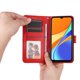 thumbnail image 2 of Funda tipo cartera FOXDOCK para Xiaomi Redmi 9C , diseño girasol en relieve, cuero PU, cierre magnético, soporte y tarjetero, 2 of 5