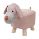 thumbnail image 1 of Reposapiés Otomano De Madera Para Animales Para Habitación De Invitados, Entrada, Porche, Perro Rosa, 1 of 5