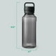 thumbnail image 3 of Botella de agua Yeti Yonder de 1,5 l, 1500 ml, color carbón con tapón, 3 of 3