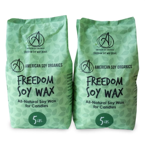 Vela Freedom de soja Wax Beads American Soy Organics de 4,54 kg