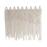 Magideal - Tapiz De Pared De Macramé, Decoración De Pared De Macramé, Artesanía Bohemia, Decoración De Pared, Cortina De Macramé, Telón De Fondo De Boda, Sala De