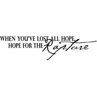 Rienda Libre Graphics - Decomural Hope For The Rapture Religious Ws-15146
