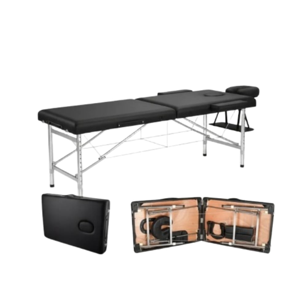 Genérico - Camilla Profesional Para Masajes Plegable + Bolsa Transporte