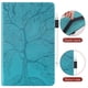 thumbnail image 5 of Funda con relieve del Árbol de la Vida para tablet Samsung Galaxy Tab A9 Plus con soporte, ranuras para tarjetas y soporte para lápiz óptico. Azul, 5 of 6
