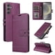 thumbnail image 1 of Premium Wallet Case for Samsung Galaxy S24 with Card Slots & Kickstand, Flip Cover Purple, 1 of 6