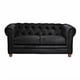 thumbnail image 1 of Sofa Chesterfield 2 Cuerpo Gris Felpa, 1 of 1