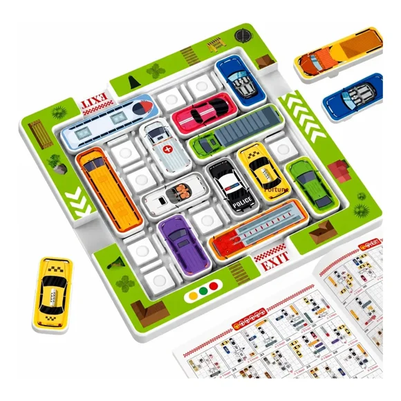 Juego de Ingenio Rompecabezas Autos Logica Laberinto Niños