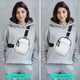 thumbnail image 5 of Mini Bolso En El Pecho, Bolsillo Doble Para Hombres Y Mujeres, Cintura Impermeable, Adecuado Para Deportes Al Aire Libre, Carreras Y Viajes, 5 of 6