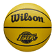 thumbnail image 1 of Balón Basketball Wilson NBA Team Tribute Solid Los Angeles Lakers Tamaño 7, 1 of 3