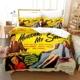 thumbnail image 1 of Movie Murder My Sweet Bedding Set Boys Girls Size Duvet Cover Pillowcase Bed Kids Adult Fashion Home Textileextile Bed Sheets, 1 of 5