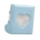 thumbnail image 4 of Lindo Mini Álbum Carpeta de tarjetas Amor Corazón Hueco con corazón Colgante Tarjetero Bolsa Color 3 pulgadas Foto Tarjetero para niña , Azul, 4 of 5