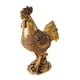 thumbnail image 5 of Estatuilla De Pollo, Artesanía Decorativa, Escultura De Gallo Para Hotel, Vacaciones De Año Nuevo, Dorado, 5 of 5