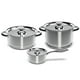 thumbnail image 1 of Batería de Cocina 6 Piezas Acero Inoxidable 430-6SS, 1 of 3