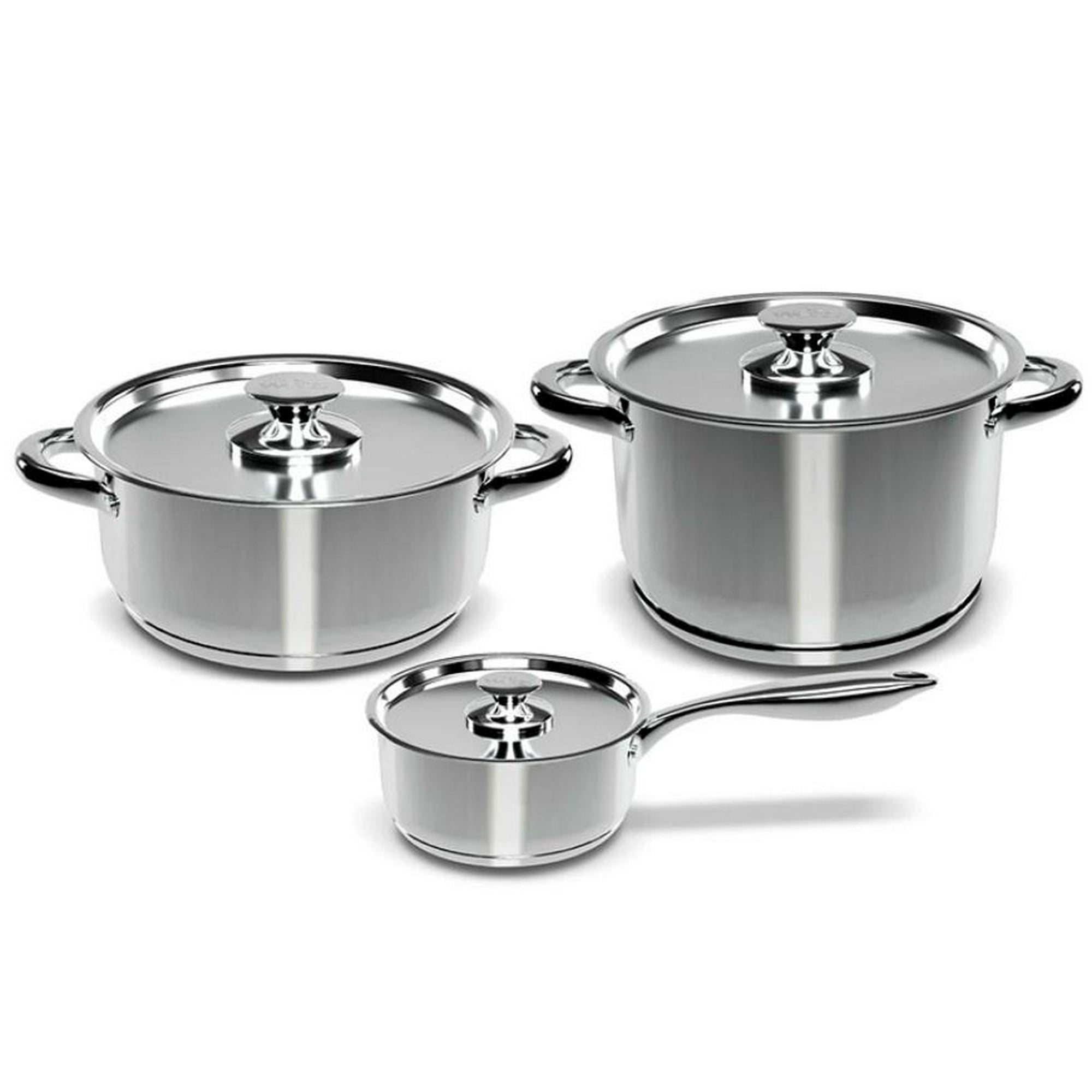 Wens - Batería De Cocina 6 Piezas Acero Inoxidable 430-6ss