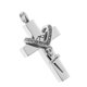 thumbnail image 3 of Cruz de cristal de acero inoxidable Urna Cremación Recuerdo familiar Colgante abuela, 3 of 5