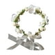 thumbnail image 2 of Corona De Flores Corona Mujer Corona Floral Tocado De Novia Para Vacaciones Boda Beige, 2 of 5