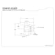 thumbnail image 3 of Válvula de cierre angular Kingston Brass Millennium CC44108ZX, 3 of 3