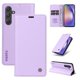 thumbnail image 1 of Funda Billetera de Cuero para Samsung Galaxy A55 5G con Tarjetero y Soporte - Tapa Magnética Morado, 1 of 6