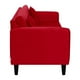 thumbnail image 3 of Sofa New Retro 3c Felpa 00 Rojo, 3 of 6