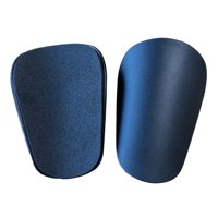 Ioensy - 2X Mini Espinilleras De Fútbol Protectores Para Mujeres Espinilleras De Fútbol Portátiles Negro S