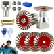 thumbnail image 1 of Discos sierra diamante 40mm 3 uds profesional mini corte amoladora granito mármol, 1 of 7