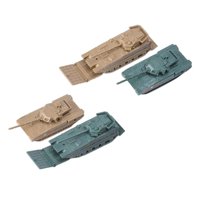 Bothyi - 4X 1/144 Tanques Estáticos Colección 4D Kits De Construcción Para Niñas Niños Principiantes