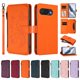 thumbnail image 3 of Funda Cartera Mariposa para [Google Pixel 10a] con Soporte y Cremallera Naranja, 3 of 6